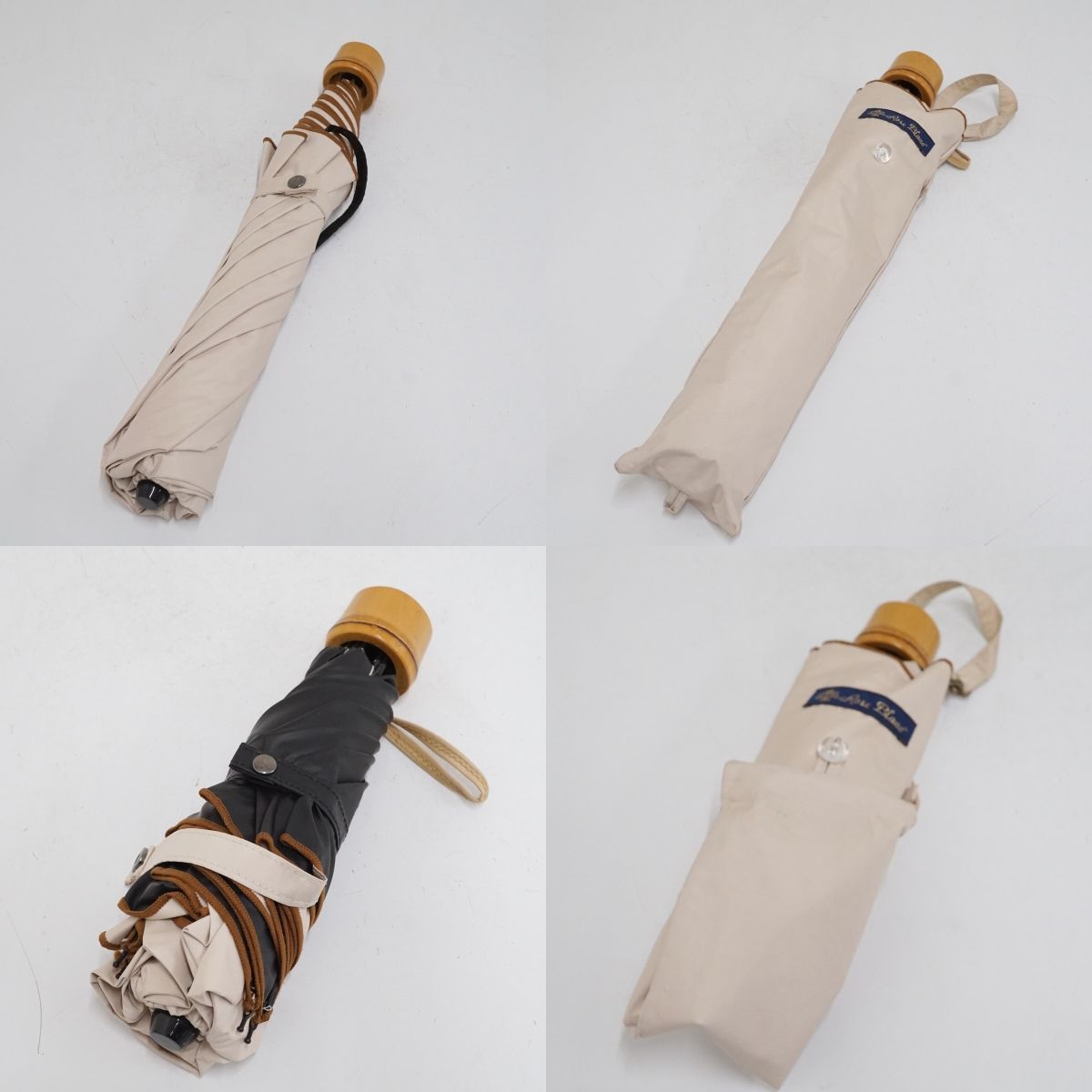 完全遮光折日傘 芦屋ロサブラン USED美品 3段折 プレーン