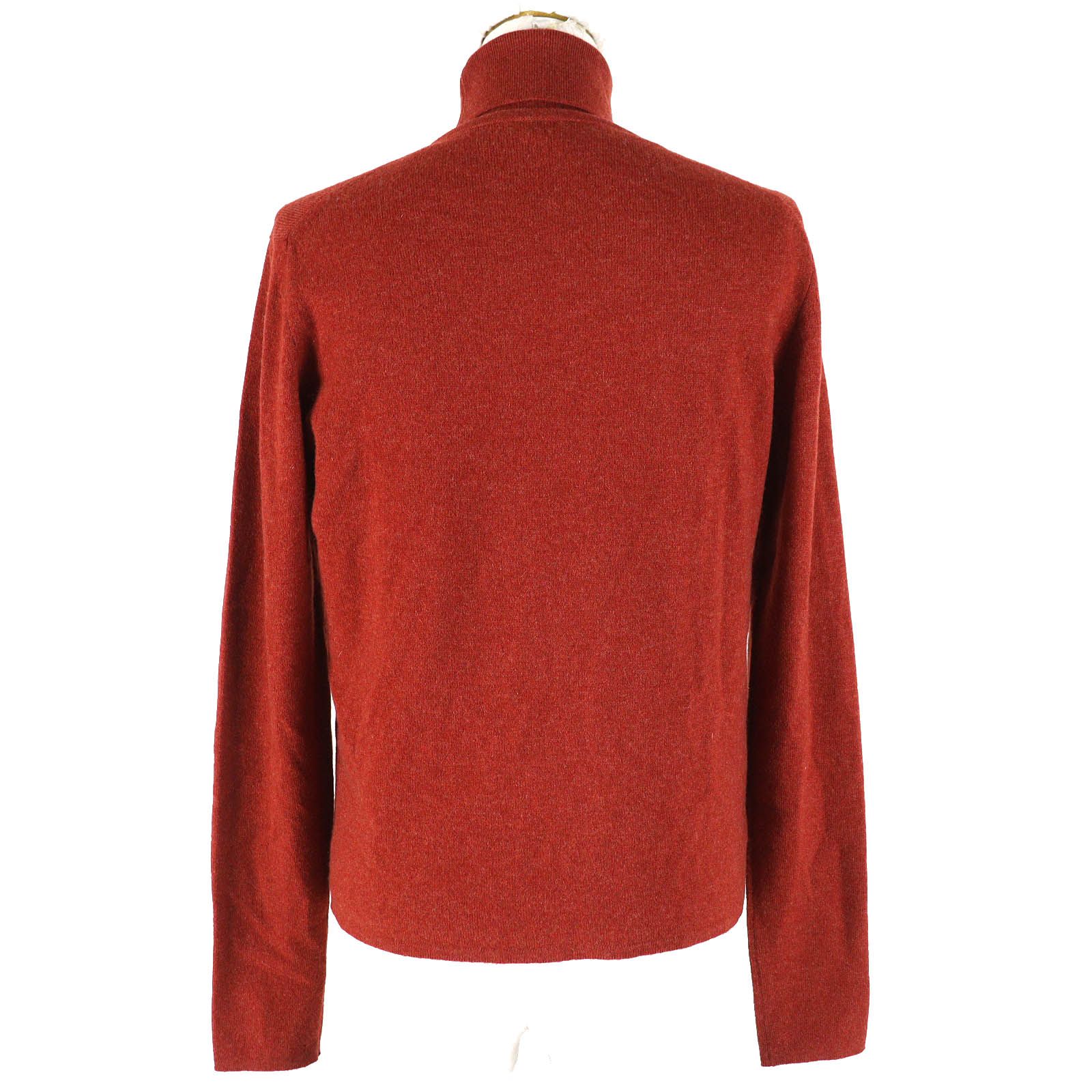 HERMES/エルメス ノースリーブタートルニット カシミヤ ニット グレー