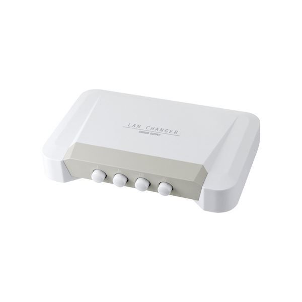 (まとめ) サンワサプライ LAN切替器 4回路 SW-LAN41 1個  