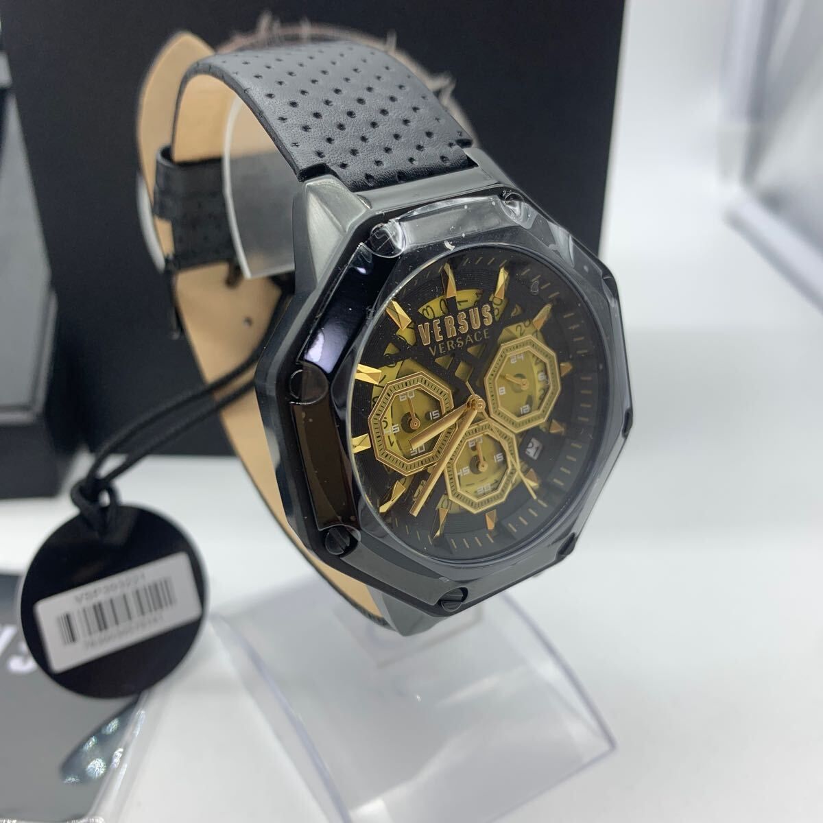 Versus Versace 腕時計 メンズ ブラック VSP393221 VERSUS VERSACE Palestro Men's Watch | VSP393221