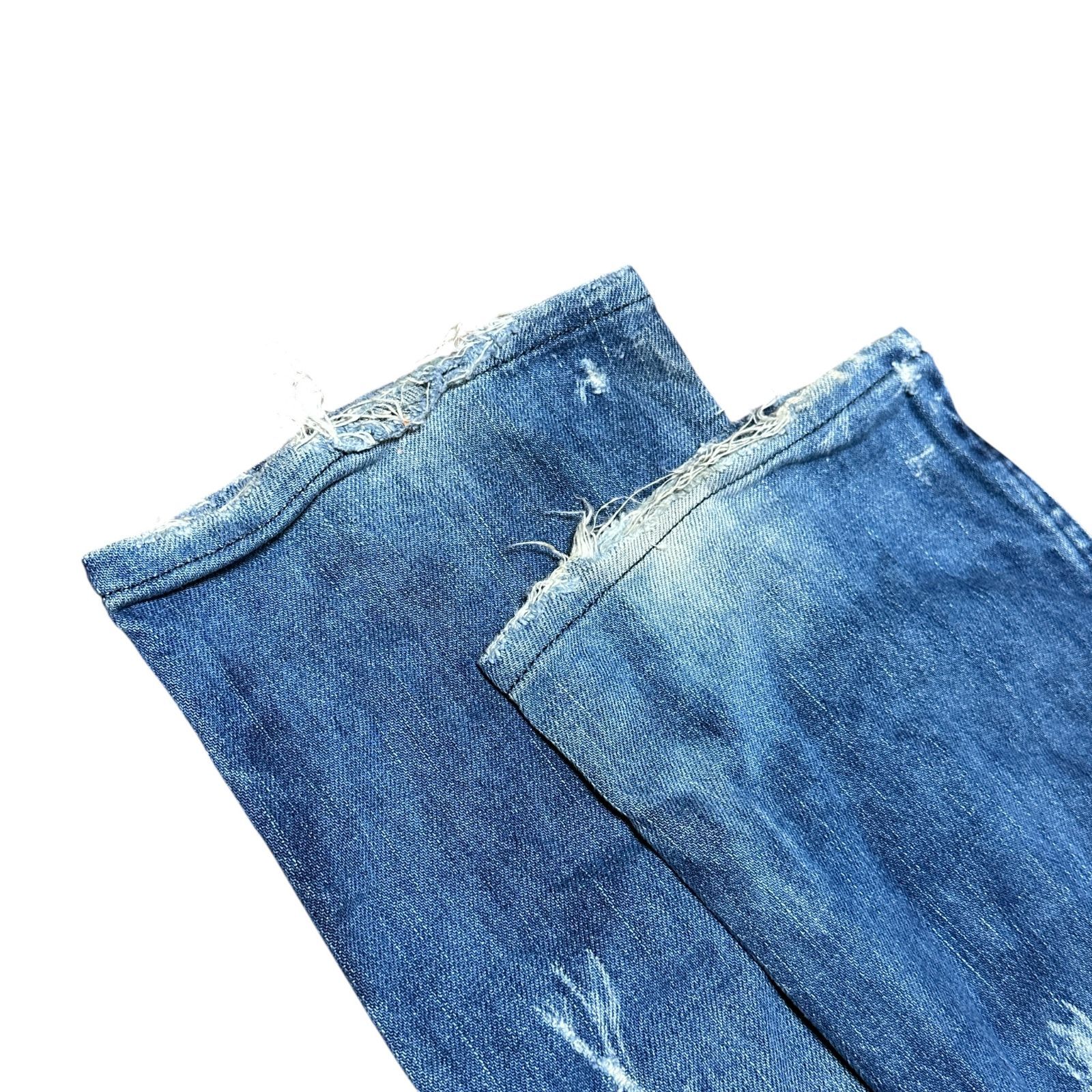 DIESEL ディーゼル ジップ デニムジャケット Gジャン クラッシュ加工 