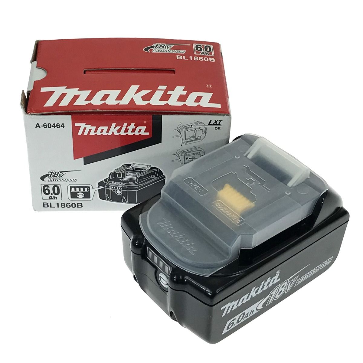 MAKITA マキタ 18v 6.0Ah リチウムイオンバッテリ BL1860B 純正