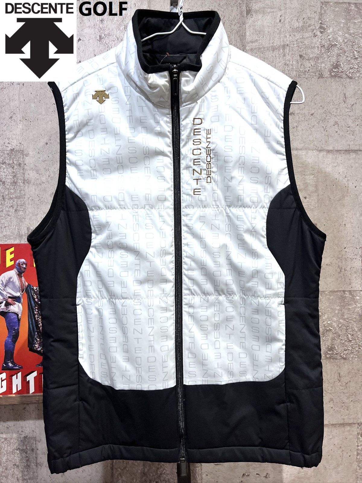 美品 デサント ゴルフ 中綿ベスト M メンズ DESCENTE GOLF 美品 デサント ゴルフ 中綿ベスト M メンズ DESCENTE GOLF