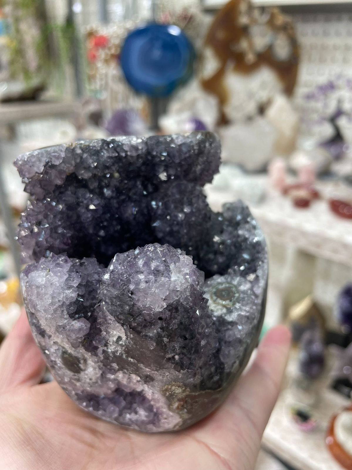 アメジスト ショップ ミニドーム【ブラジル産】形AAA級 新品