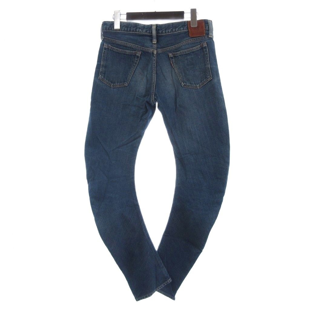 キャピタル kapital デニム パンツ ジーンズ バナナデニム スリム S 青 ブルー