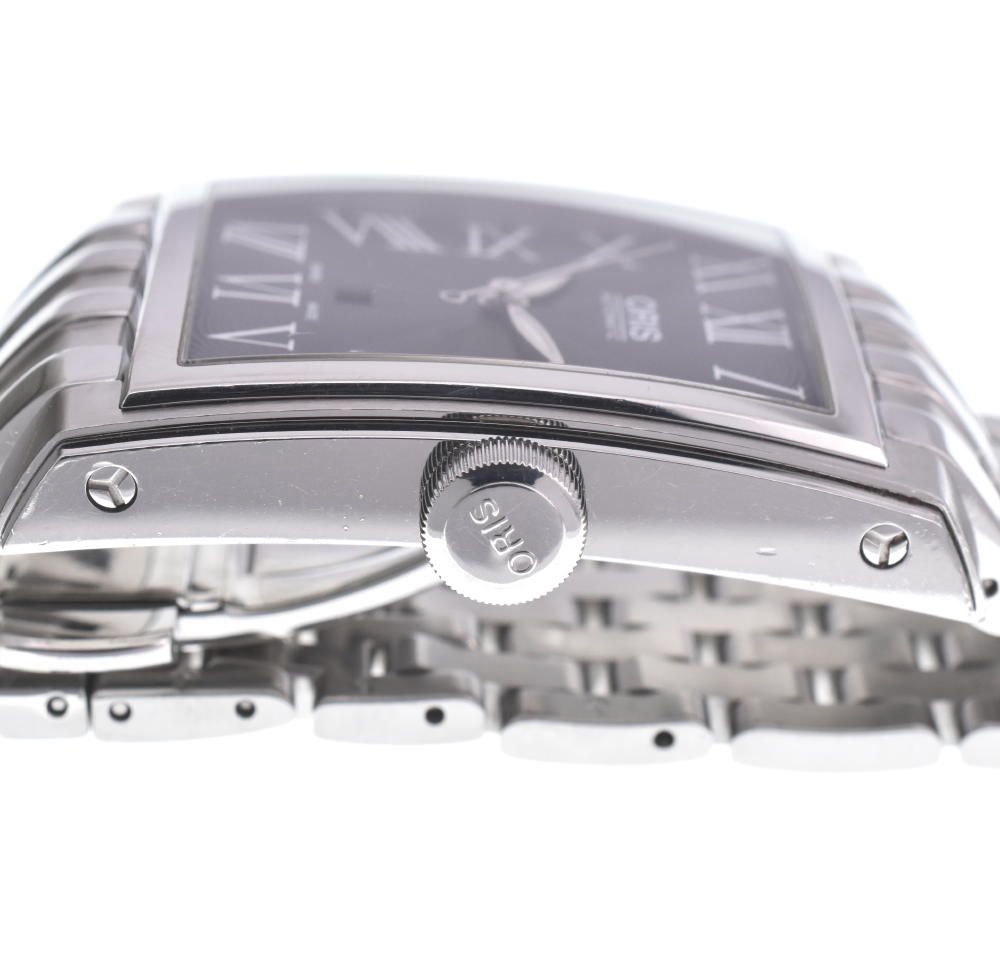 オリス ORIS 7657 レクタンギュラーデイト 自動巻き メンズ良品