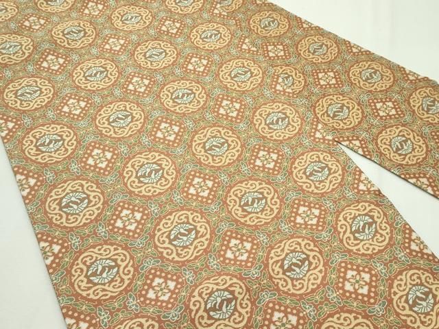 平和屋本店□極上 俵屋 人間国宝 喜多川平朗 有職織物 九寸名古屋帯