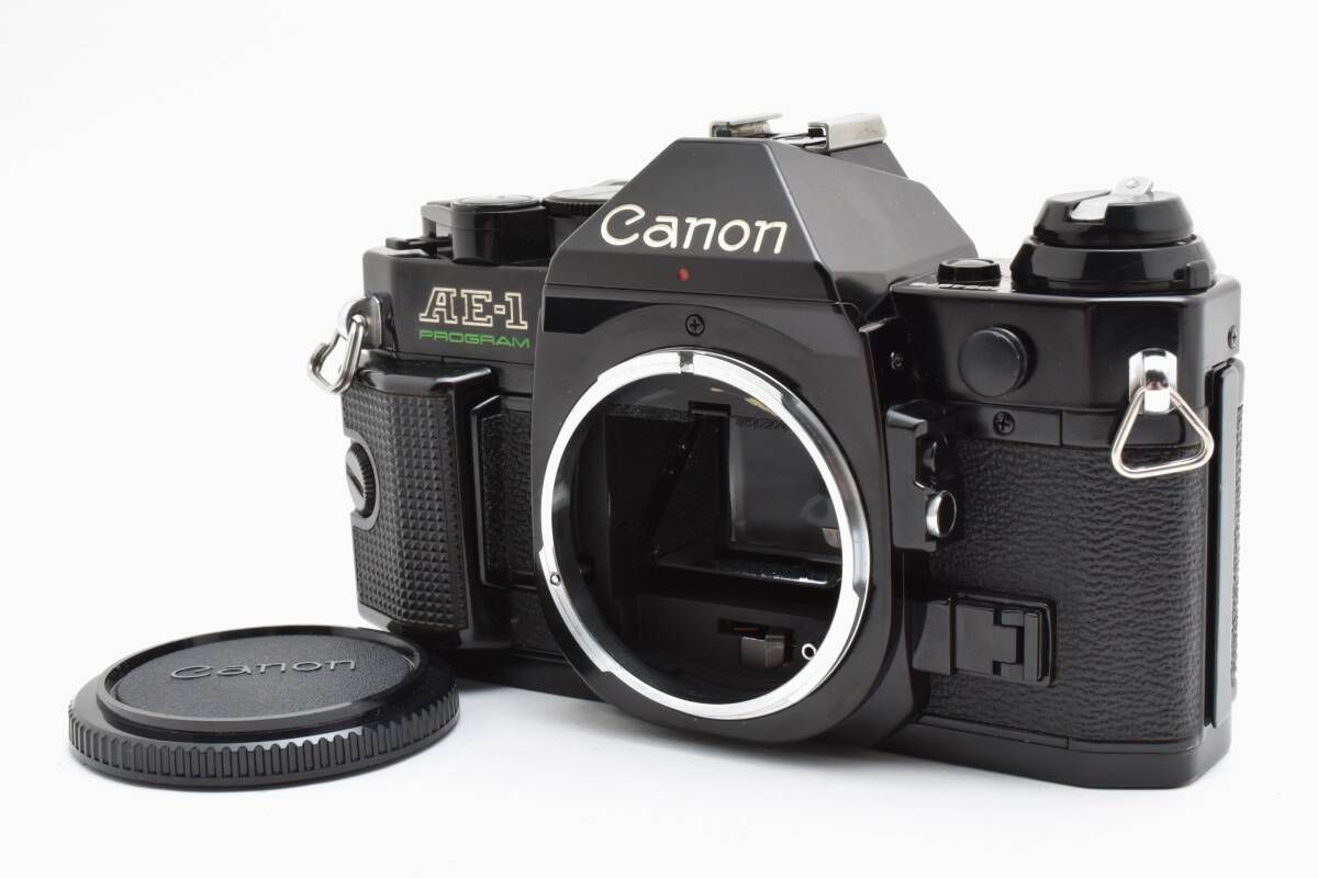 Canon AE-1 ブラックボディー 鳴きなし完動美品 ☆良品 / 動作保証☆ キャノン Canon AE-1 PROGRAM ボディ