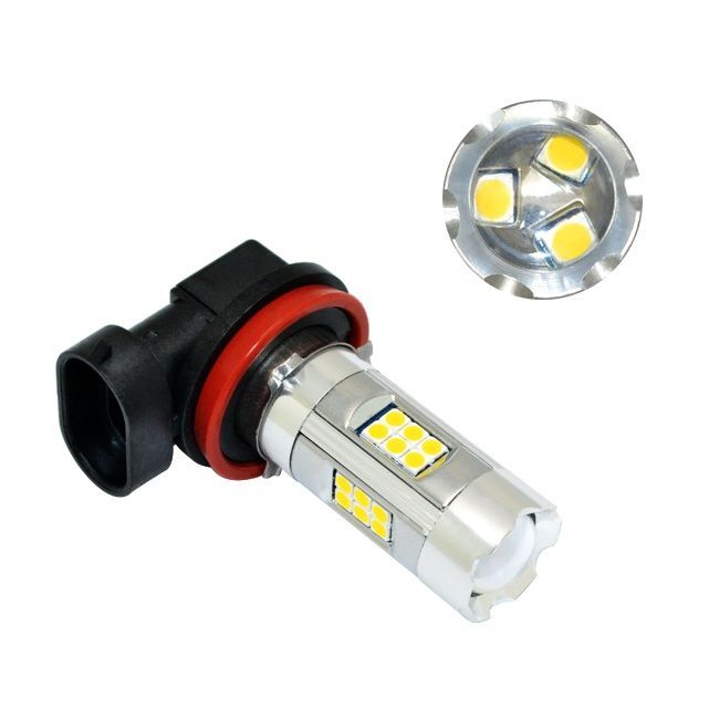 爆光最新高輝度3030LEDチップ 54連搭載 H8/H11/H16/HB4 フォグランプ/ ヘッドライトロービーム 2個セットポン付け2131