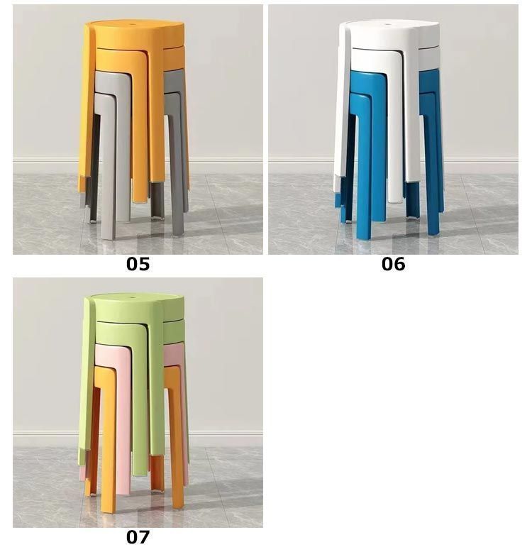 スタッキング スツール チェア スツール 4脚セット 椅子 イス いす カラフル ダイニング おしゃれ 北欧 玄関 スタッキング スツール 丸 丸椅子 積み重ね 軽量 簡易 収納 いす スタッキングチ shbwdd1177 WWW_NOITHATQUANGTHANH_NET