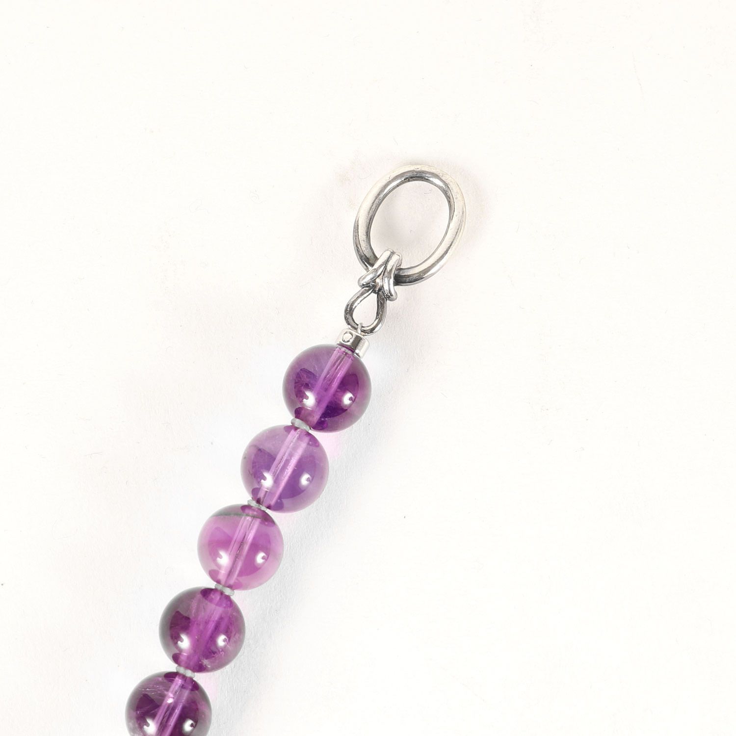 NEEDLES ニードルズ アメジスト ブレスレット Bracelet - Amethyst 天然石 ビーズ パープル ジュエリー メンズ