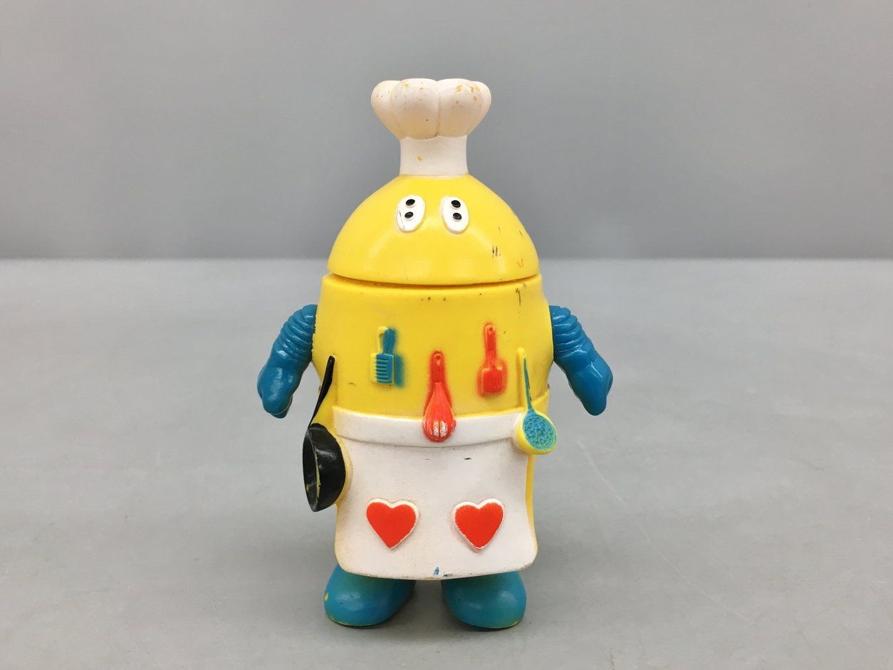 ロボクイ　ソフビ　ポピー ポピー ソフビ人形 ロボクイ がんばれ!!ロボコン 当時物 全高約