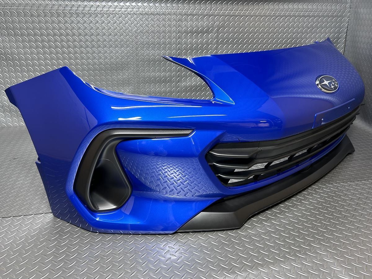 送料無料【新車外し】BRZ ZD8 純正フロントバンパー 青メタK7Xブルー 