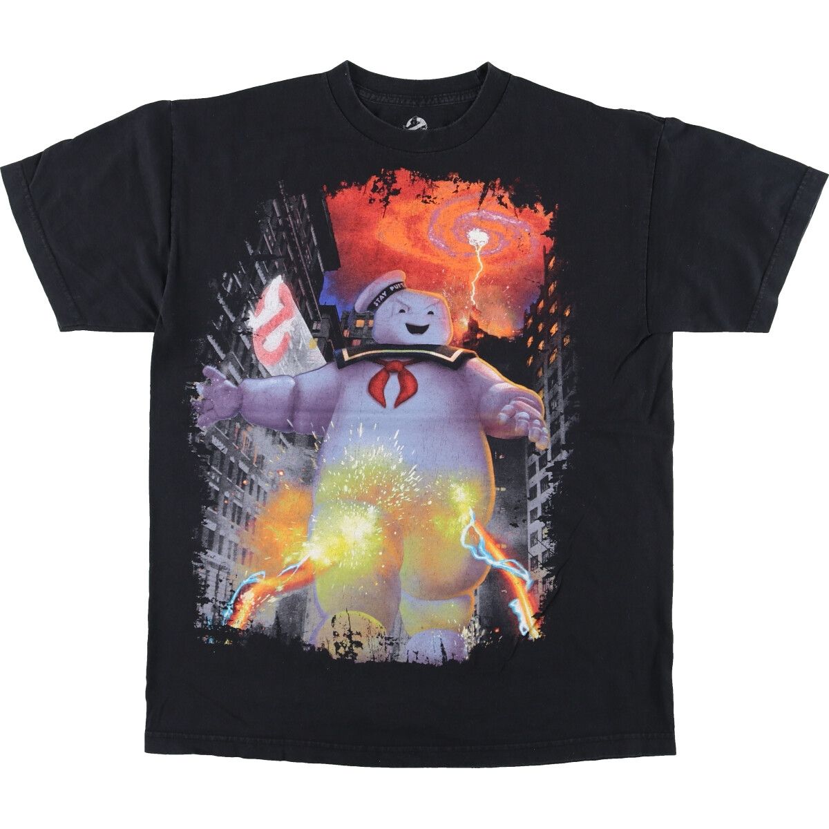 古着 GHOSTBUSTERS ゴーストバスターズ 大判プリント キャラクタープリントTシャツ メンズL/eaa461678