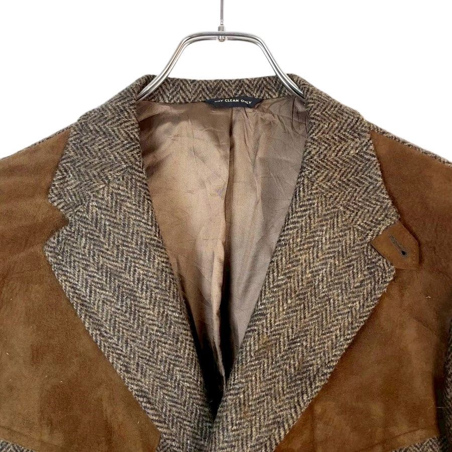 黒タグEddieBauerエディーバウアーHarrisTweedハリスツイード