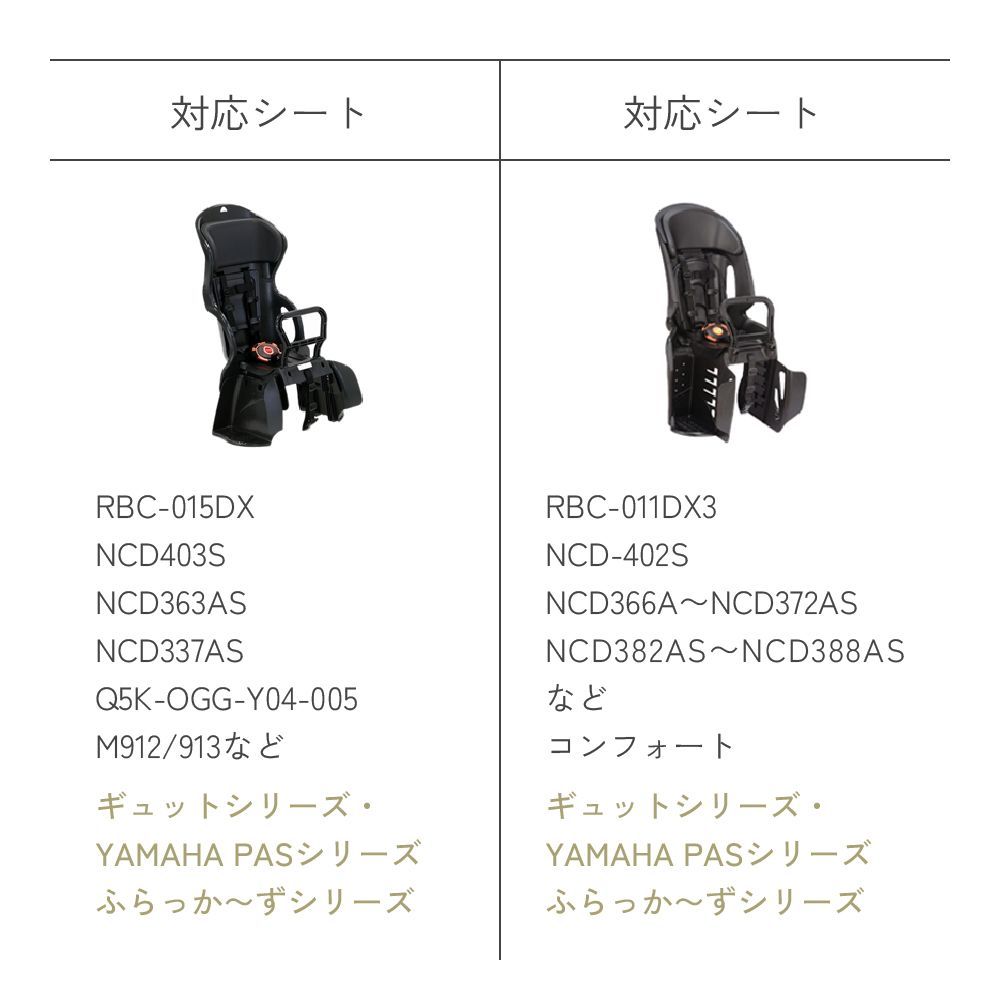 後ろ用子供乗せシート カバー