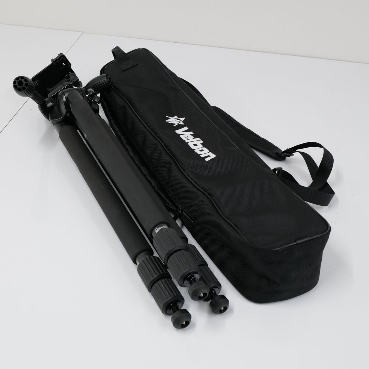Velbon ジオ・カルマーニュ GEO N635M カーボン三脚+3Way雲台 USED品 