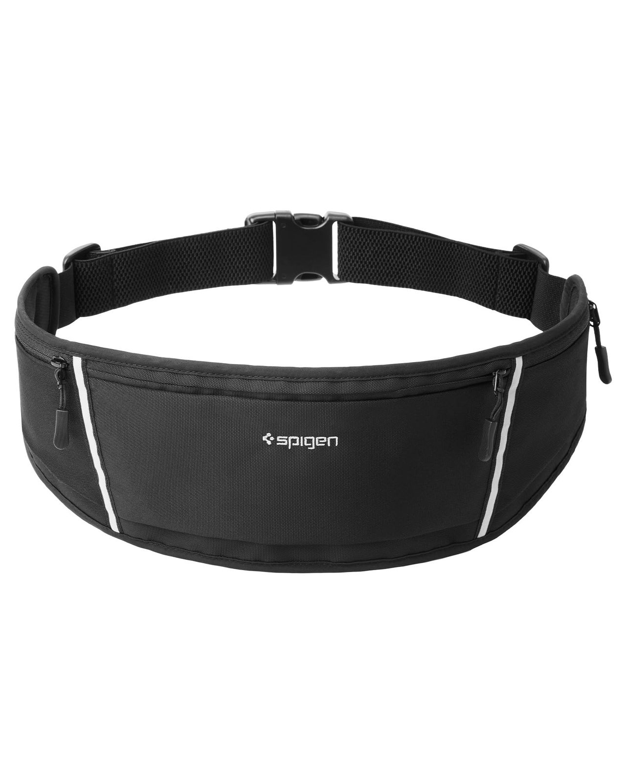 【人気商品】イヤホン穴付き 夜間ランニング メンズ iphone 皮膚 ポケット 収納 速乾 低刺激 可能 水洗い A710 防水 揺れない ランニングポーチ AMP04618 スマホ ウエストポーチ ポーチ (ブラック) 