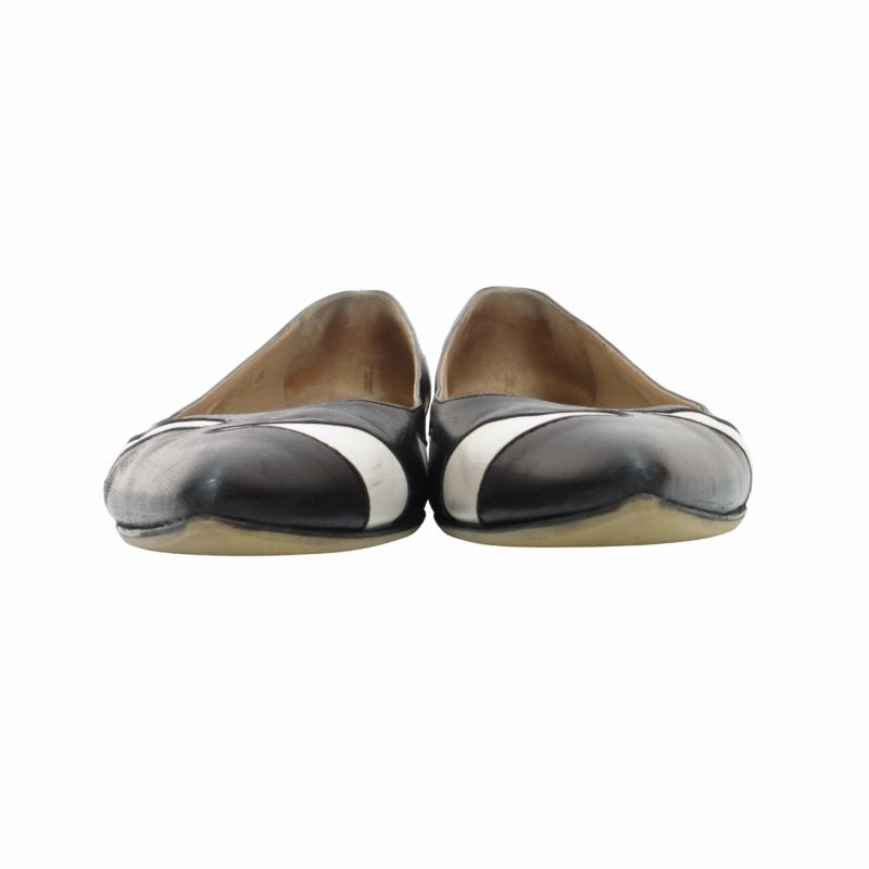 ジャンヴィトロッシ Gianvito Rossi レザーパンプス フラットシューズ 
