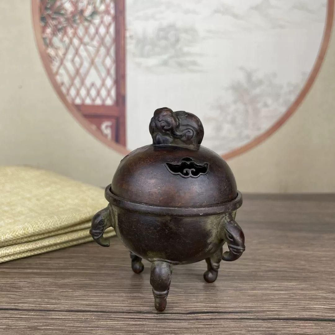 蓮華香炉 銅香炉 茶道具 香道具 仏具 工芸品 置物 銅製 香炉 象炉 祥雲香炉 茶道香炉 仏檀香炉 香道具 工芸品 置物