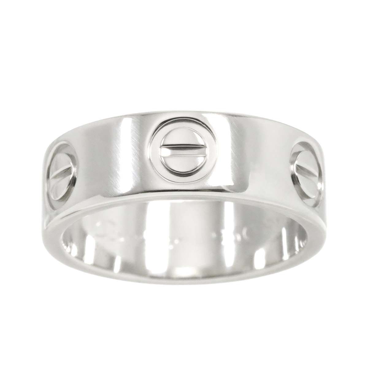 カルティエ Cartier ラブ #46 リング Pt プラチナ 指輪 Love Ring  