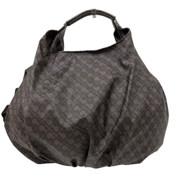 ゲラルディーニ ソフティー ダークブラウン ナイロン 2 WAY バッグ トートバッグ ショルダーバッグ レディース