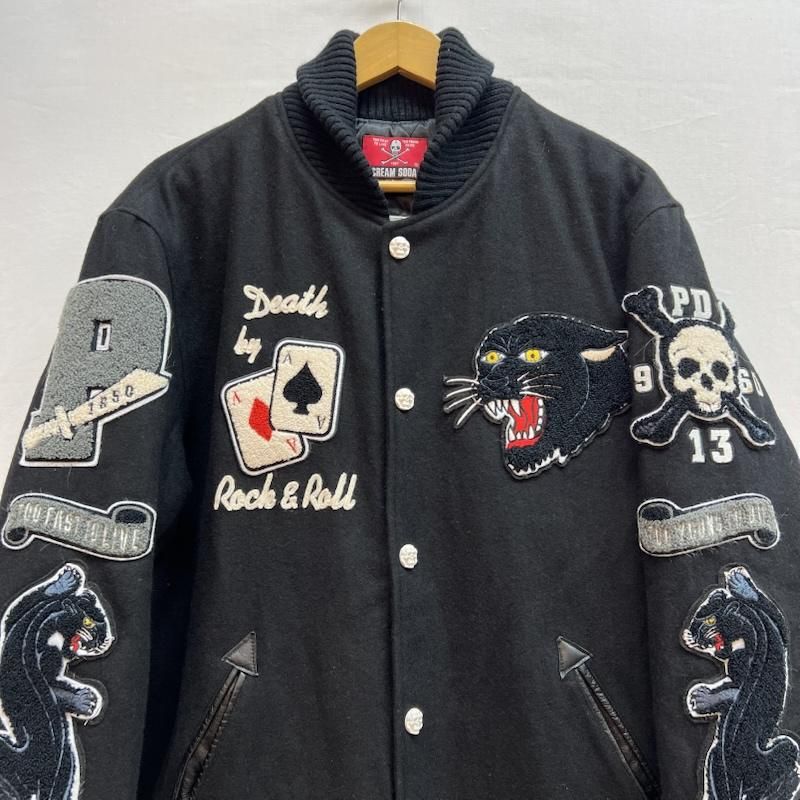 当時物CREAM SODA　クリームソーダギャバジャンジャケットピンクドラゴン クリームソーダ CREAM SODA PINK DRAGON ピンクドラゴン ROCK A BEAT