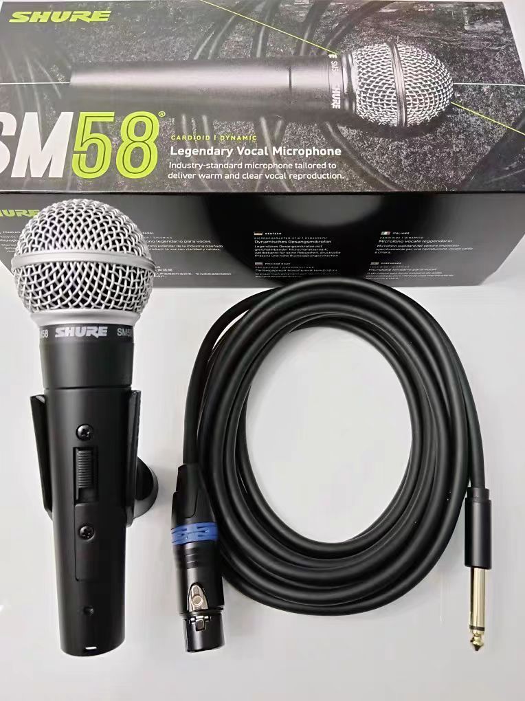 SHURE SM58-LCE（完全未使用）※値下げしました (マイク + ケーブル5M ) 2点セット シュア