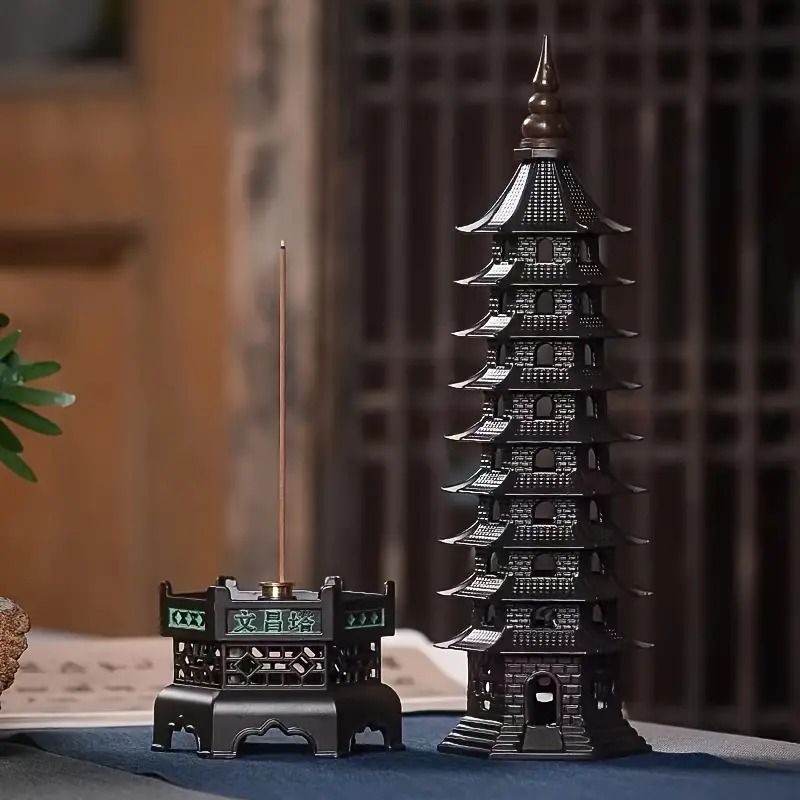 木製ジグザグ花瓶スタンド インテリア 花台 シェルフ 家具 木工 中古