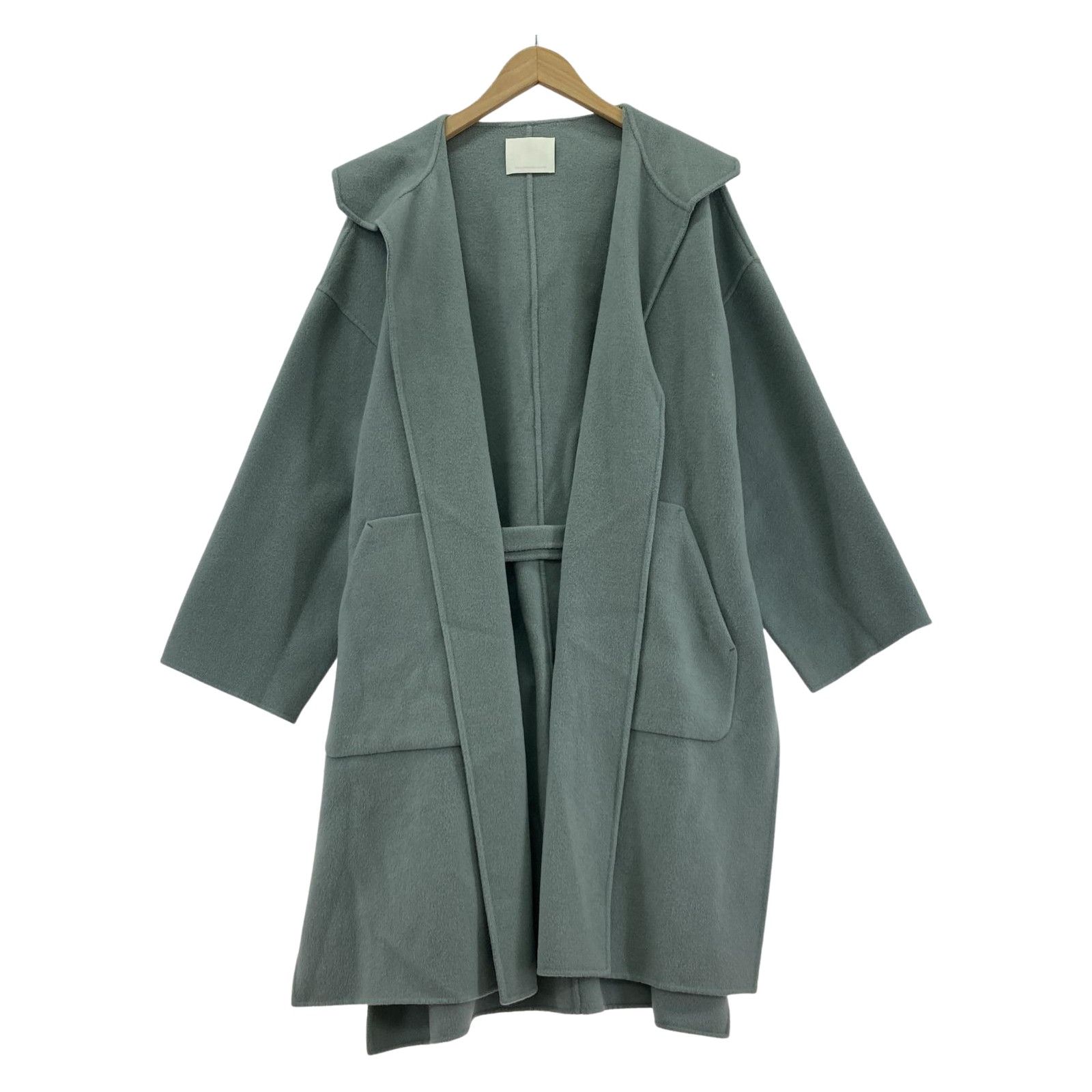 BALMAIN】バルマン カシミヤ100 ポンチョ スタンドカラー グレージュ