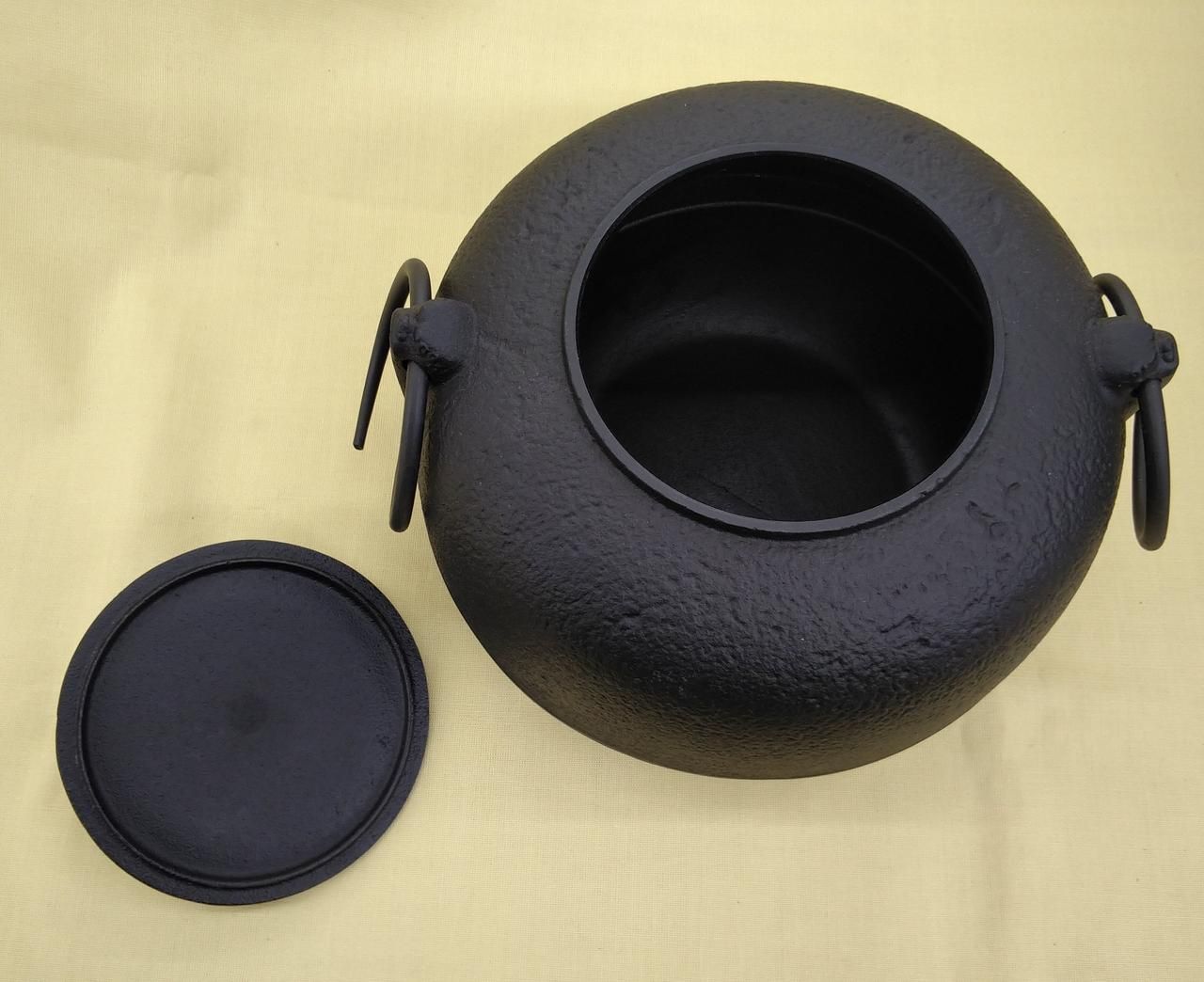 鋳吉 南部鉄器 茶の湯釜 鬼面肌 Ikichi Nambu Ironware Tea Kettle Demon Face WWW_OLIVIERBERNSTEIN_COM