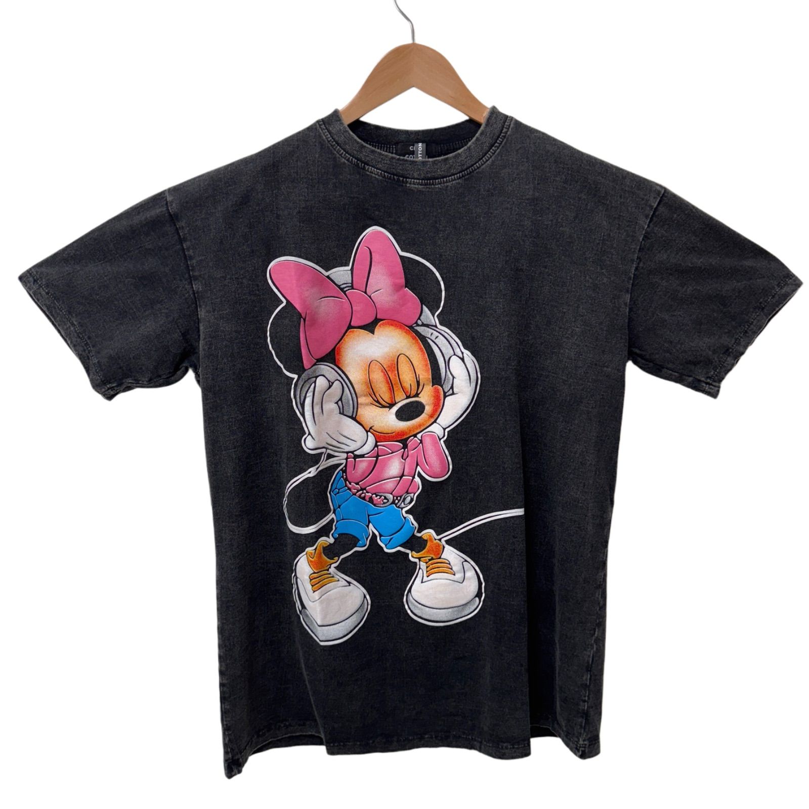 エドハーディー Y2K Tシャツ 半袖 ブラック ミッキー ディズニー コラボ エドハーディー Y2K Tシャツ 半袖 ブラック ミッキー ディズニー