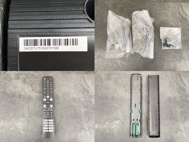 展示品 TCL 液晶カラーテレビ 【中古】動作保証 32S5401 2024年製 家電製品 ブラック 062064/20837