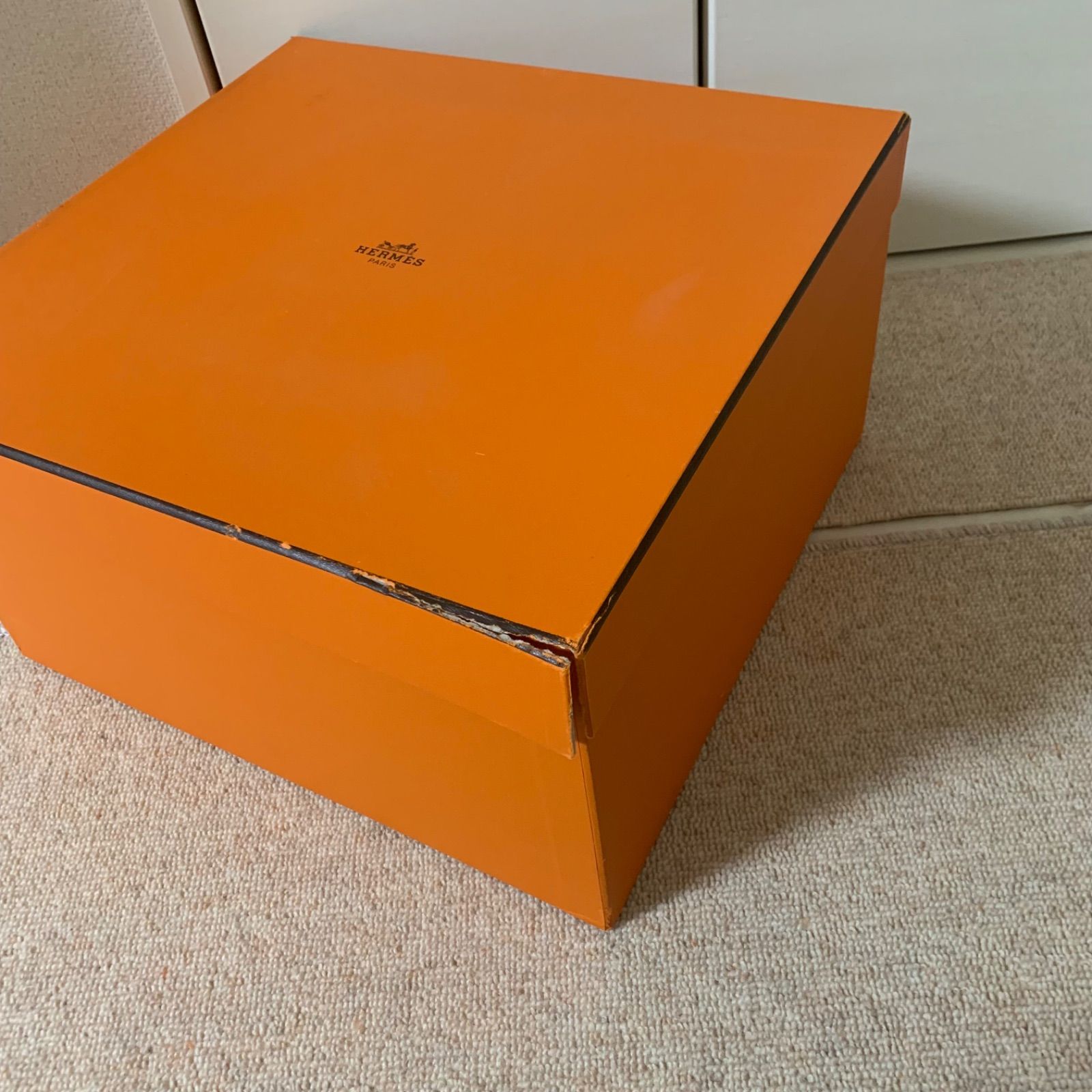 エルメス Hermes オレンジBOX 空箱 035 39＊41＊22 - メルカリ