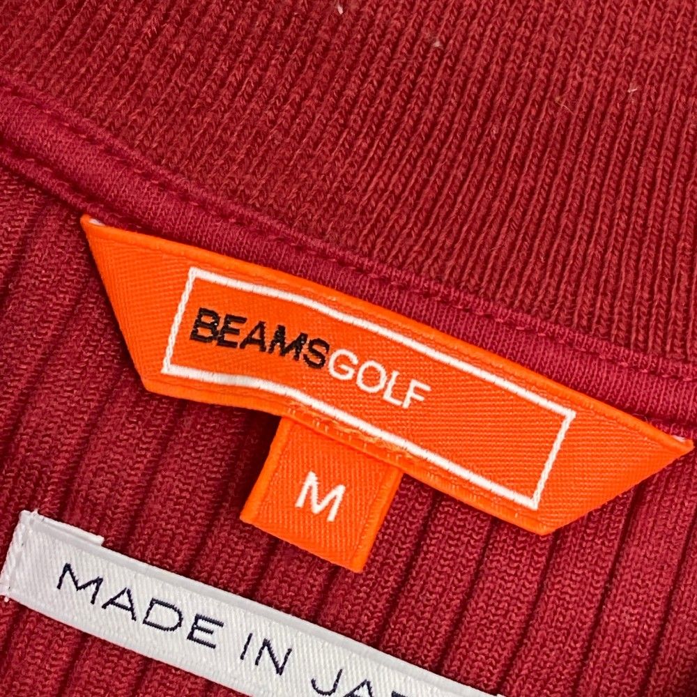 サイズ：M BEAMS GOLF ビームスゴルフ 2023年モデル 半袖ニット