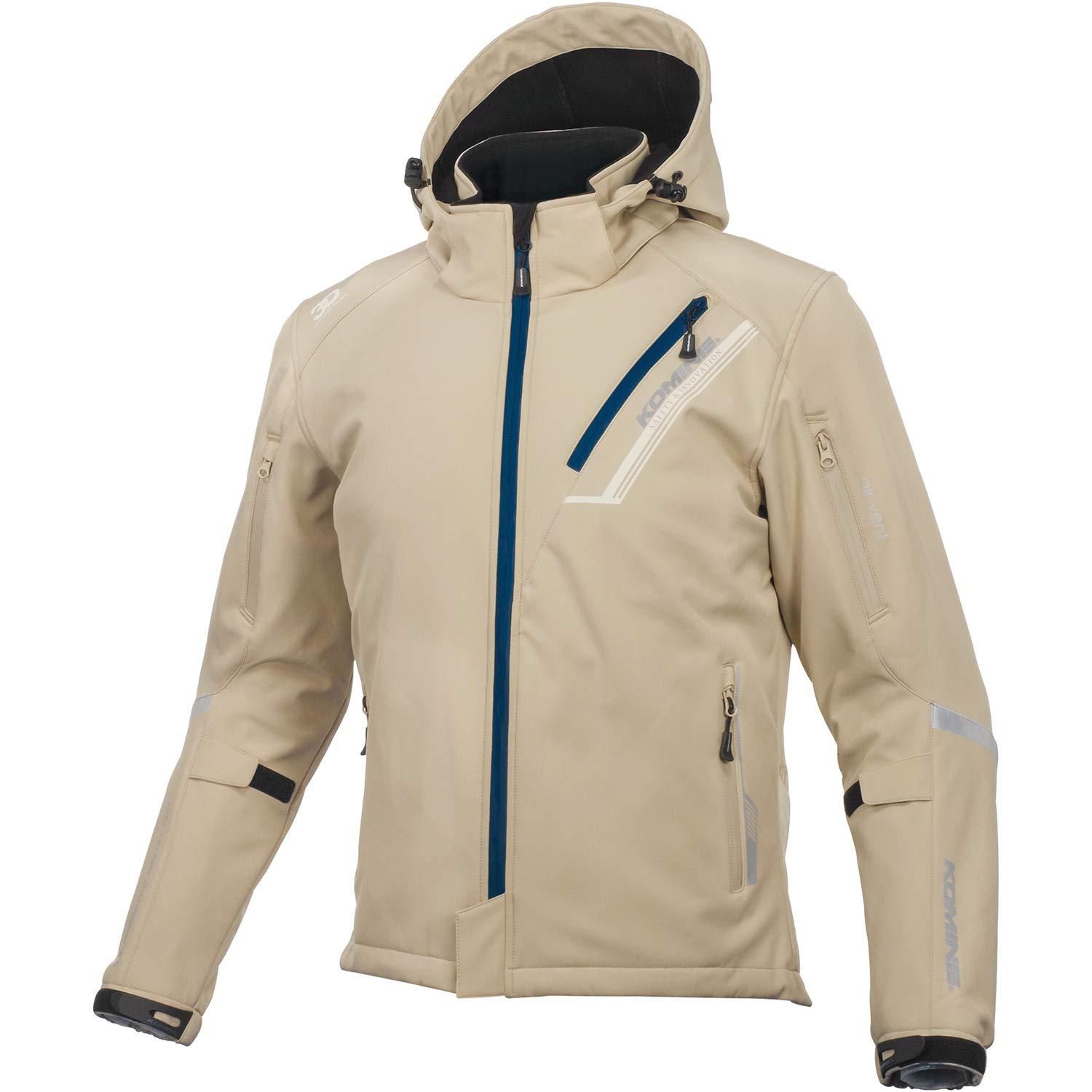 5営業日で発送 コミネ Komine コミネ JK-579 P SOFTSHELL W-PARKA Beige L 品番 07-579 BEIGE L