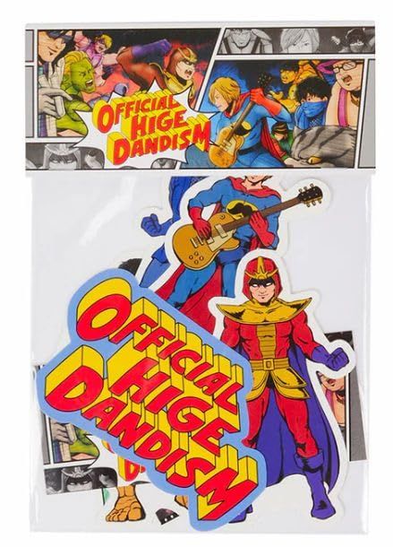 Official髭男dism（ヒゲダンディズム）グッズ ひげだん ヒゲダン SHOCKING NUTS TOUR ヒゲンジャーズ ステッカー セット 