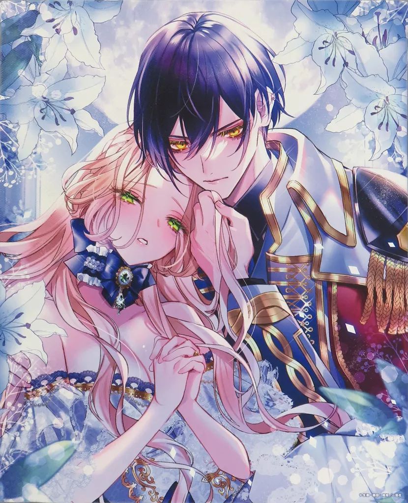 【中古】キャンバスボード・キャンバスアート ツェツィーリア＆ルカス F3キャンバスアート 「悪役令嬢と鬼畜騎士」