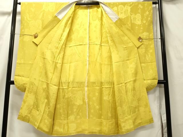 平和屋着物○長襦袢 無双仕立て 流水枝梅文 人気 半衿刺繍 正絹 逸品