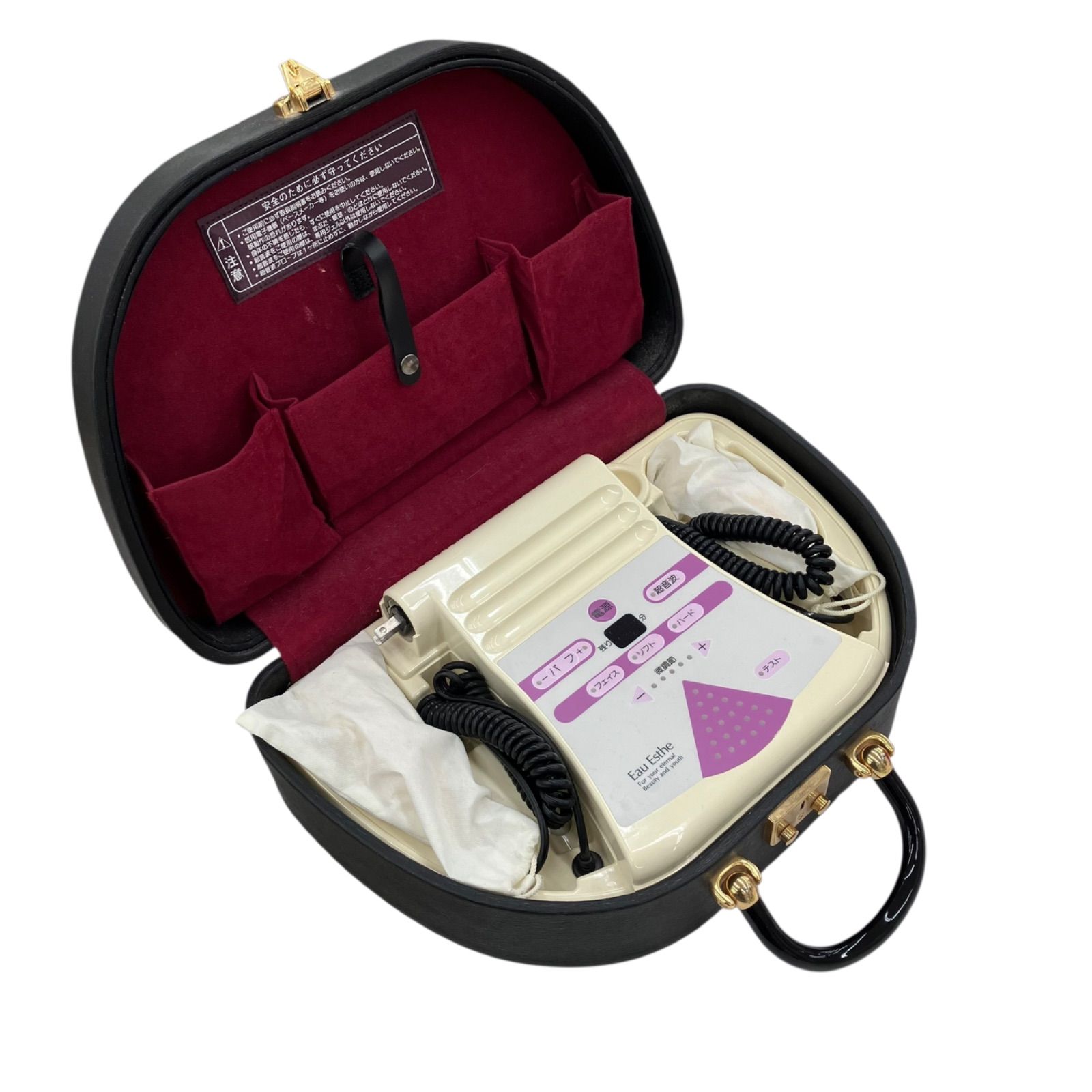 186001 現状品 オゥエステ Eau Esthe 超音波美顔器 家庭用 美容機器 美容器