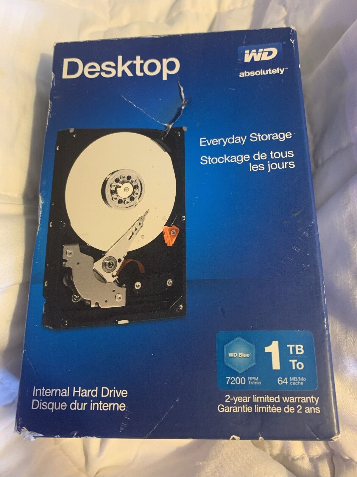 Western Digital WESTERN DIGITAL 1 TB 3.5-INCH DESKTOP MAINSTREAM WDBH2D0010HNC-NRSN