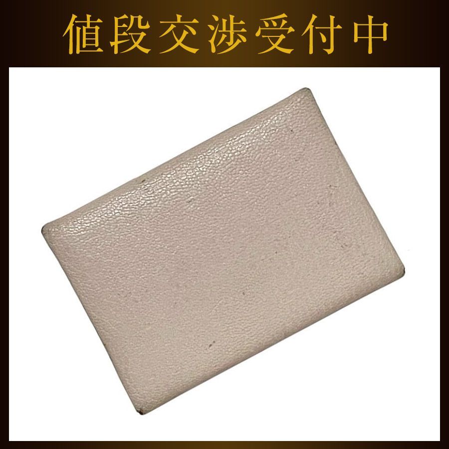 エルメス 二つ折り 財布 カルヴィ デュオ ピンク モーヴルペール