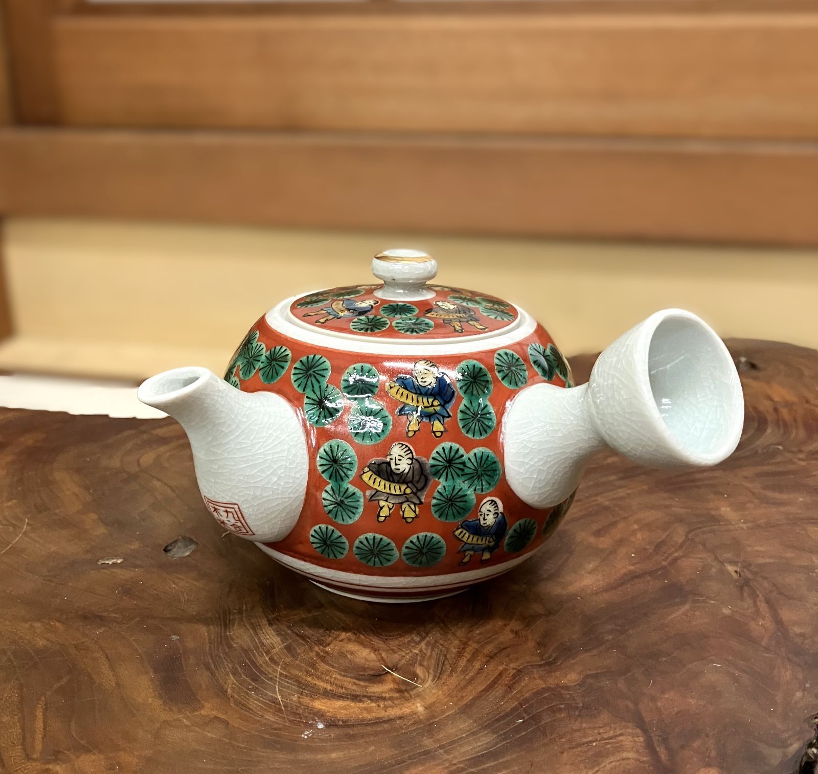 九谷焼　木米急須　D340 九谷焼】木米 急須（1～2人用）現品限り 送料込み - メルカリ