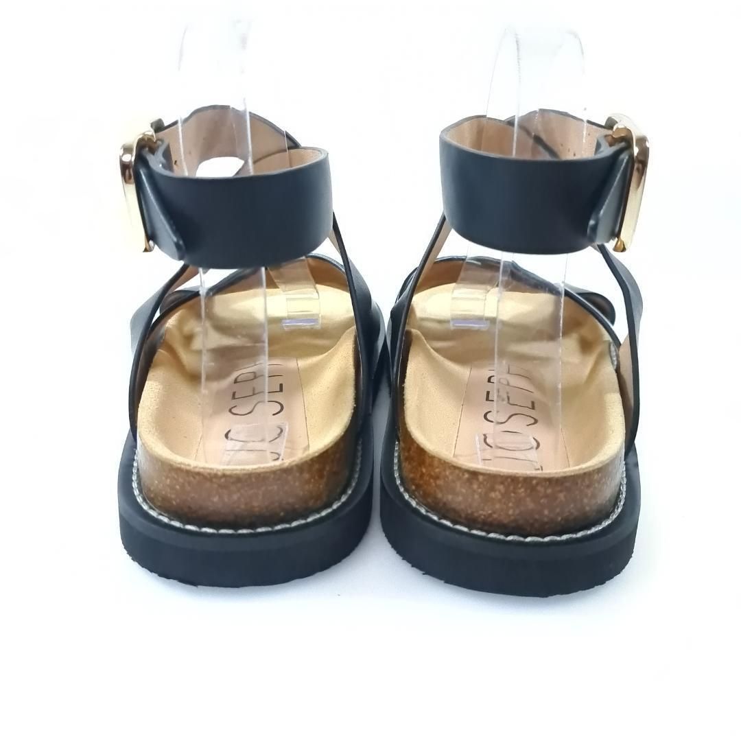 美品 JOSEPH ジョゼフ サンダル アンクルストラップ 37 フラット 美品 JOSEPH ジョゼフ サンダル アンクルストラップ 37 フラット