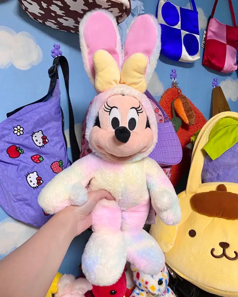 ミニーマウス コットンキャンディー シャーベット 限定版 Disney