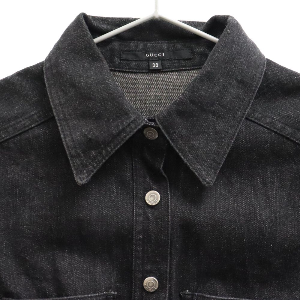 GUCCI (グッチ) デニムジャケット Gジャン 203-1009-7171 レディース  