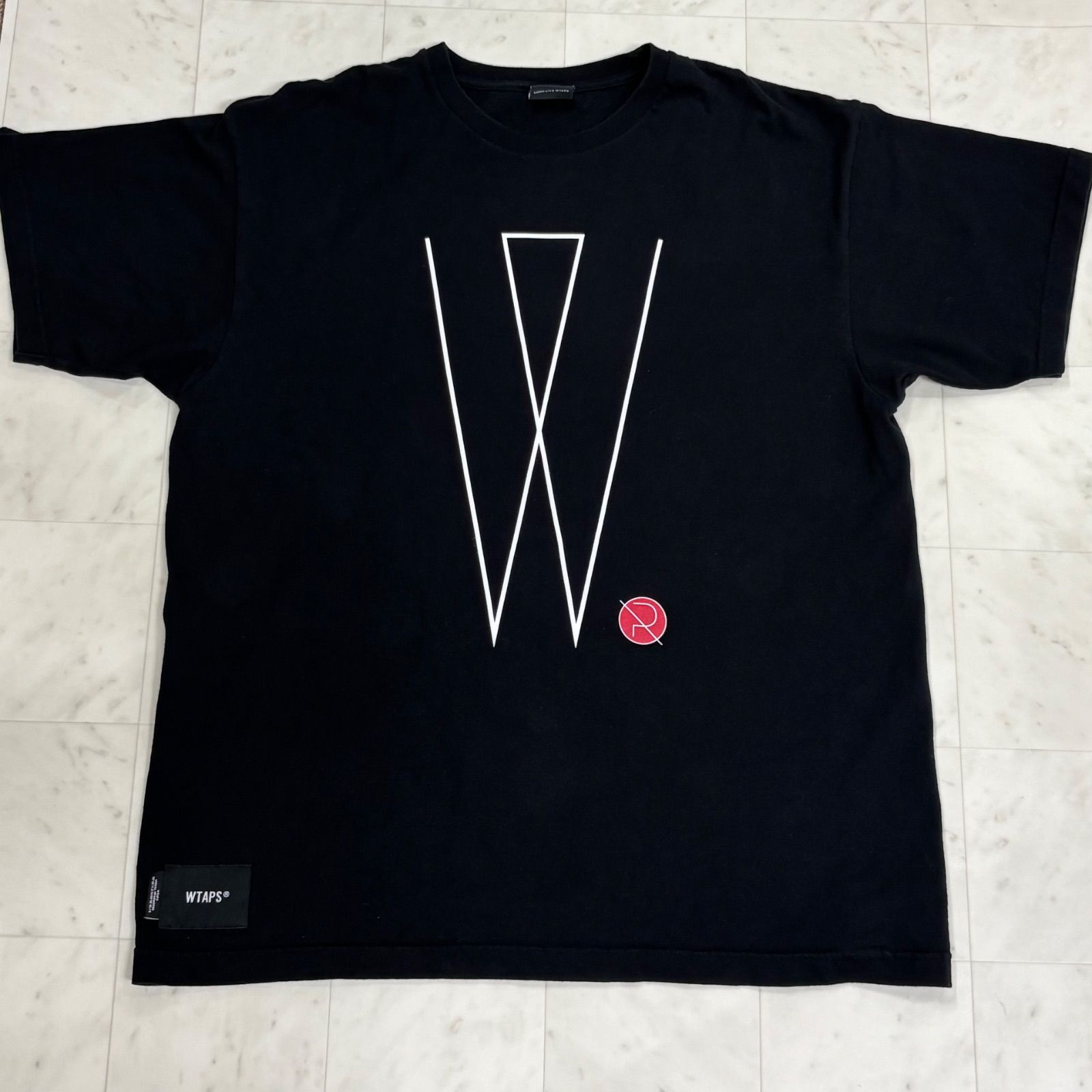 ☆WTAPS ダブルタップス Tシャツ 半袖 ブラック サイズX02 - メルカリ