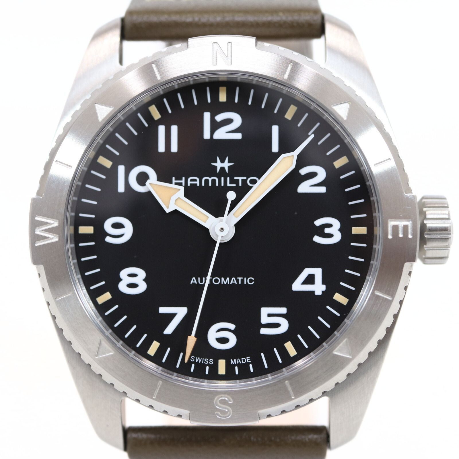 HAMILTON Khaki 自動巻き腕時計 ブラック Hamilton khaki自動巻き腕時計 ブラック