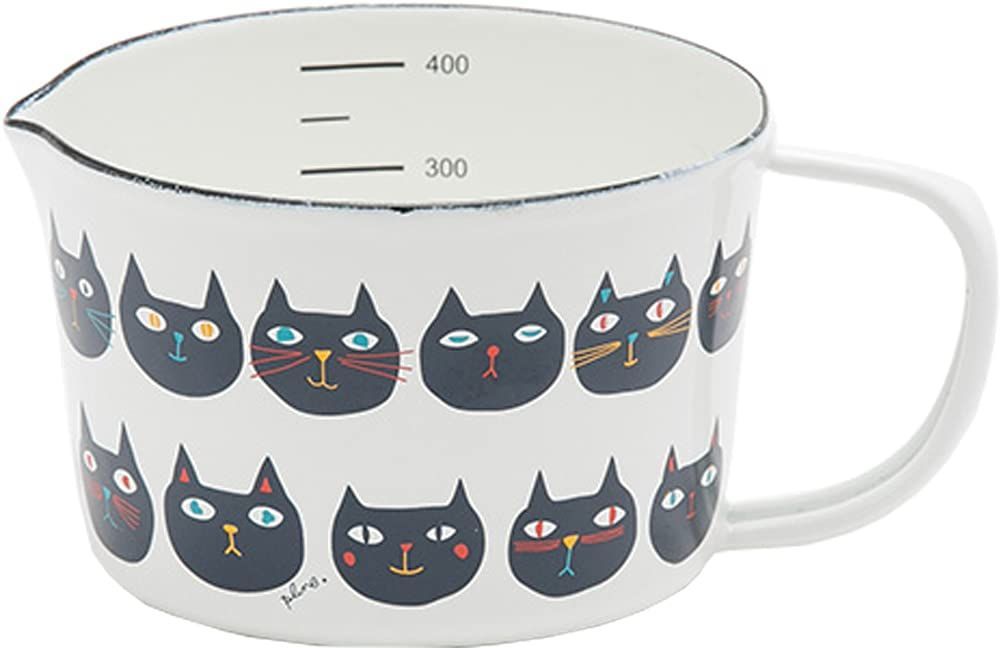 Plune プルーン メジャーカップ 450ml ミミココモモ ホーロー MC-601