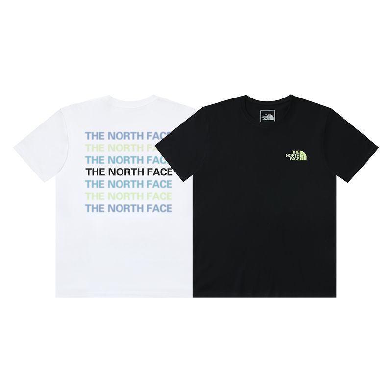 新品 THE NORTH FACE  半袖 Tシャツ 男女兼用 ピンク 黑+白 2枚